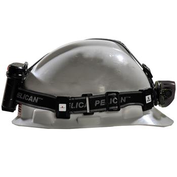 The Pelican 2785 LED Headlamp is hands free (Helmet not included)