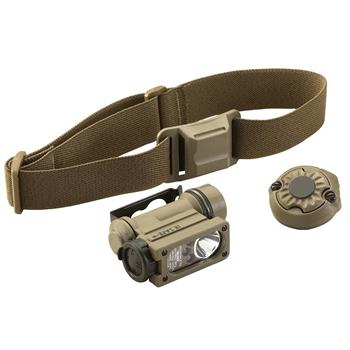 Streamlight Sidewinder® Compact II LED Flashlight includes helmet mount and headstrap