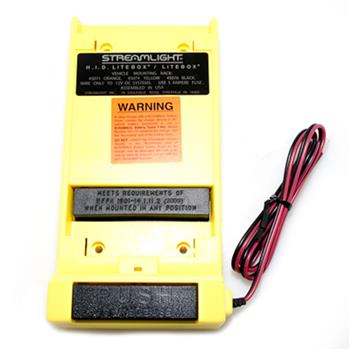 Yellow Streamlight Charging Rack DC Direct (FireBox, LiteBox)