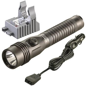 Streamlight Strion DS HL flashlight with DC charge cord and one base