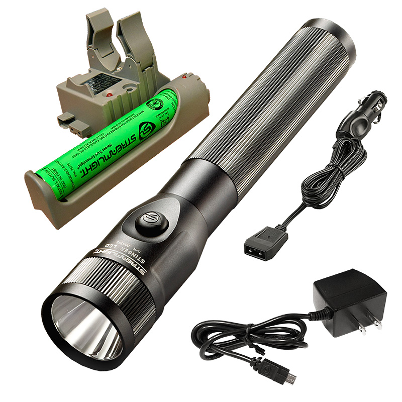 Streamlight Stinger XT Rechargeable Flashlight Tested & Working 