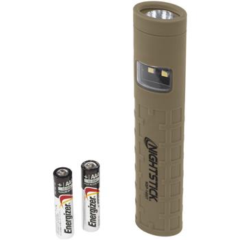 Nightstick Dual-Switch Dual-Light™ Flashlight - 2 AAA includes batteries and Pocket clip