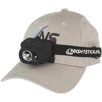 Nightstick 4608B Dual-Light™ Headlamp includes head strap for hard hat or baseball cap (Cap not included)