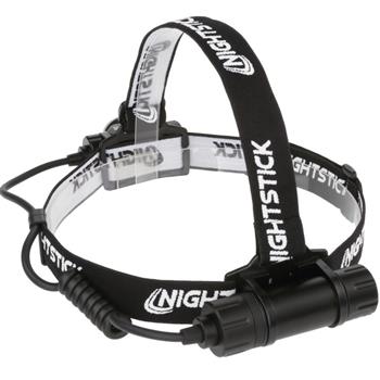 Nightstick 4708B USB Headlamp battery located at the back