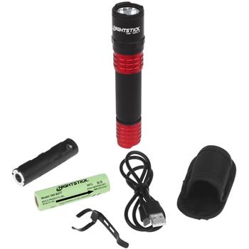 Nightstick 558XL Tactical Flashlight includes holster, battery and USB charge cord 