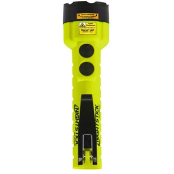 Nightstick 5422GXL Flashlight has two body switches provide constant on for flashlight and on/off for the laser