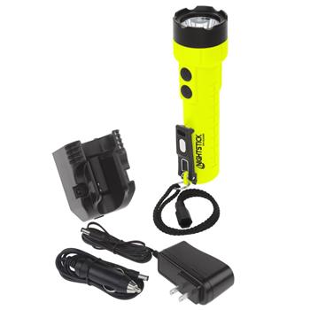 Nightstick 5522GMX Rechargeable Flashlight includes battery; AC/DC Cords and Charger