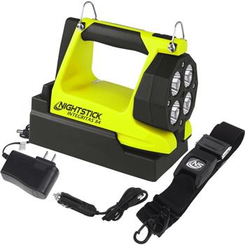 Nightstick INTEGRITAS™ 84 Lantern includes charger, AC/DC cords and strap
