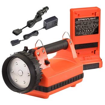 Orange Streamlight E-Flood LiteBox Rechargeable Lantern Power Failure System