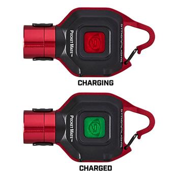 Streamlight Pocket Mate integrated battery charge indicator