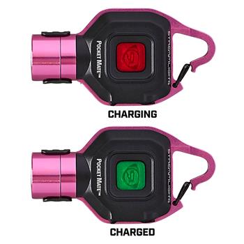 Streamlight Pocket Mate charge indicator in the switch