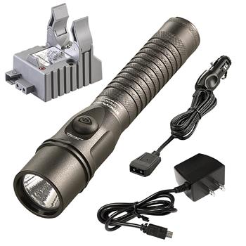 Streamlight Strion DS Rechargeable LED Flashlight with AC/DC charge cords and one base