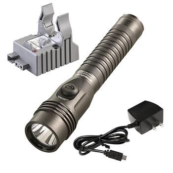 Streamlight Strion DS HL rechargeable flashlight with AC charge cord and one base