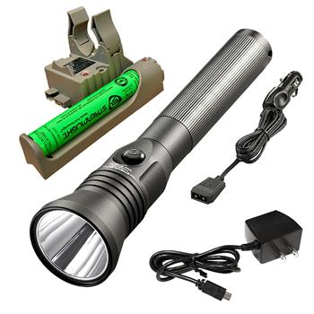 Streamlight Stinger LED HPL Rechargeable Flashlight with AC/DC charge cords and PiggyBack base