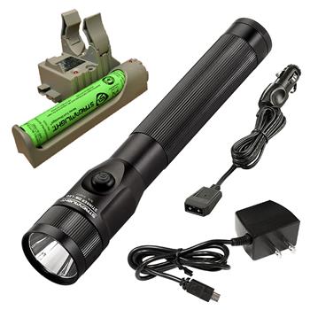 Streamlight Stinger DS LED Flashlight with AC/DC charge cords and PiggyBack base