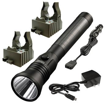 Streamlight Stinger DS LED HPL Flashlight with AC/DC charge cords and two bases