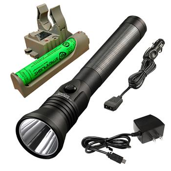 Streamlight Stinger DS LED HPL Flashlight with AC/DC charge cords and PiggyBack base