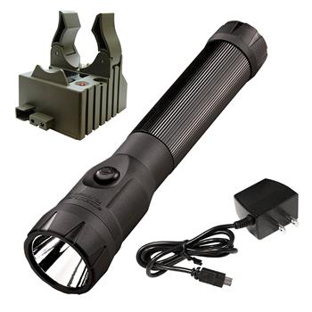 Streamlight PolyStinger LED Flashlight with AC charge cord and one base