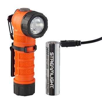 Streamlight PolyTac 90X USB LED Flashlight with Gear Keeper with USB rechargeable battery