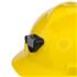 Hard Hat Clip Mount will work with virtually all hard hats (hardhat not included)