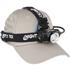 Nightstick 4708B USB Headlamp fits securely on a cap (Cap not included)